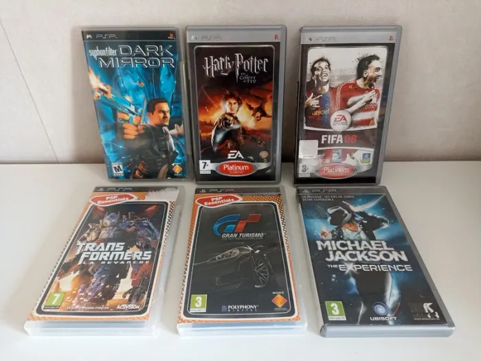 Lot 6 jeux psp