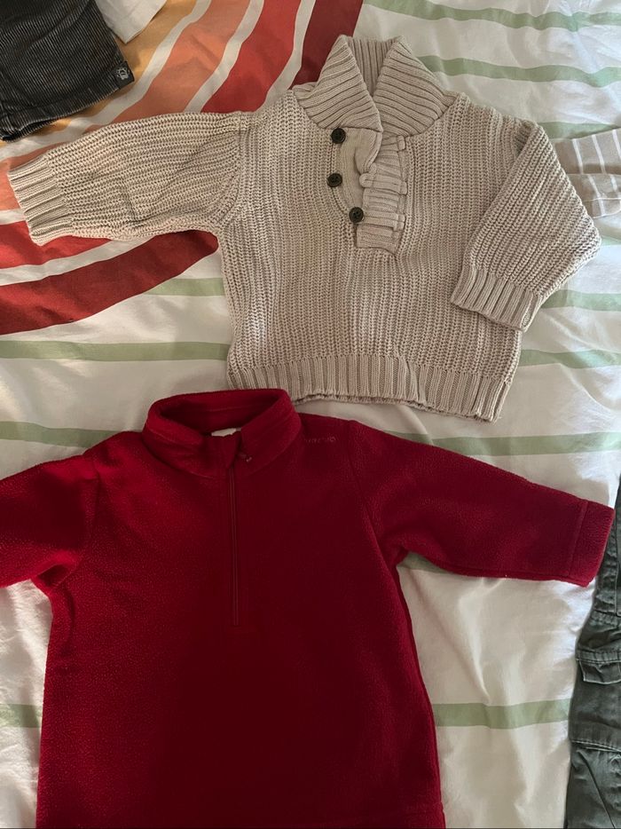 Lot  garçon 6mois deux tenues Lulu castagnette Kiabi quechua - photo numéro 3