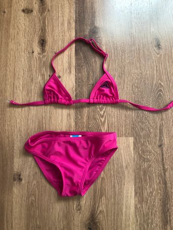 Maillot de bain 2 pièces rose fille 6 ans