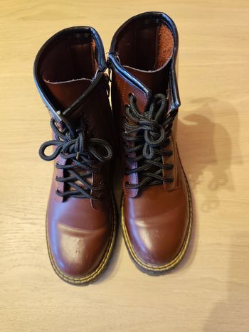 Bottines bordeaux 