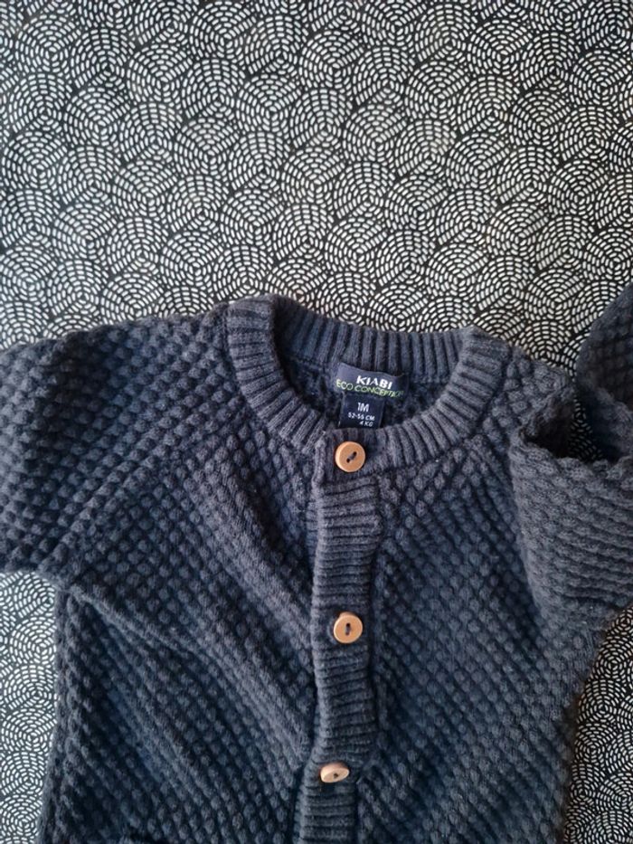 Lot 4 vêtements automne hiver taille 1 mois - photo numéro 11
