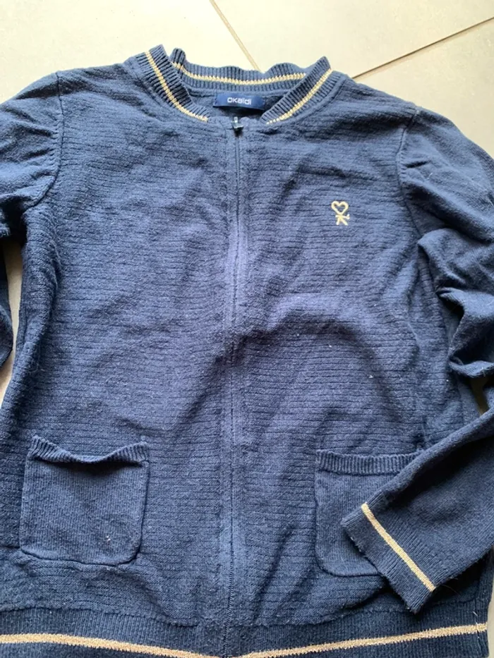 Gilet zippé okaïdi