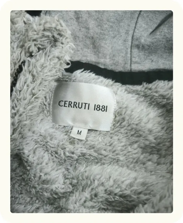 Veste sweat polaire doux homme Cerruti 1881 Taille M 38 - photo numéro 8