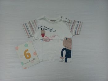 T-shirt manche courte 6 mois
