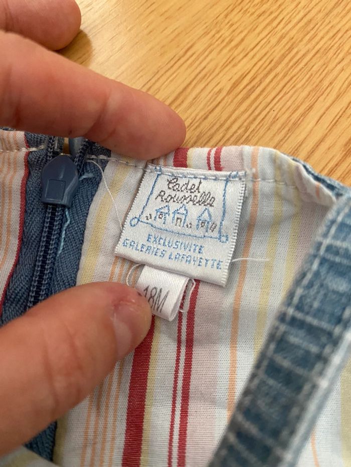 Robe longue en jean cadet rousselle 18 mois - photo numéro 4