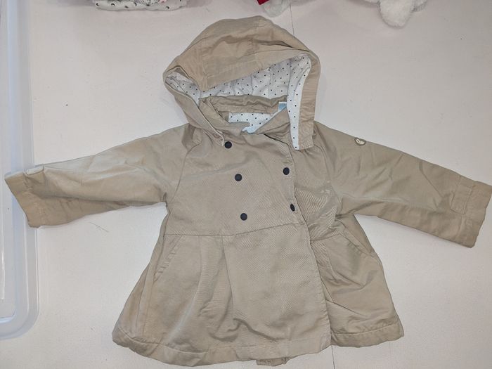 Trench bébé fille
