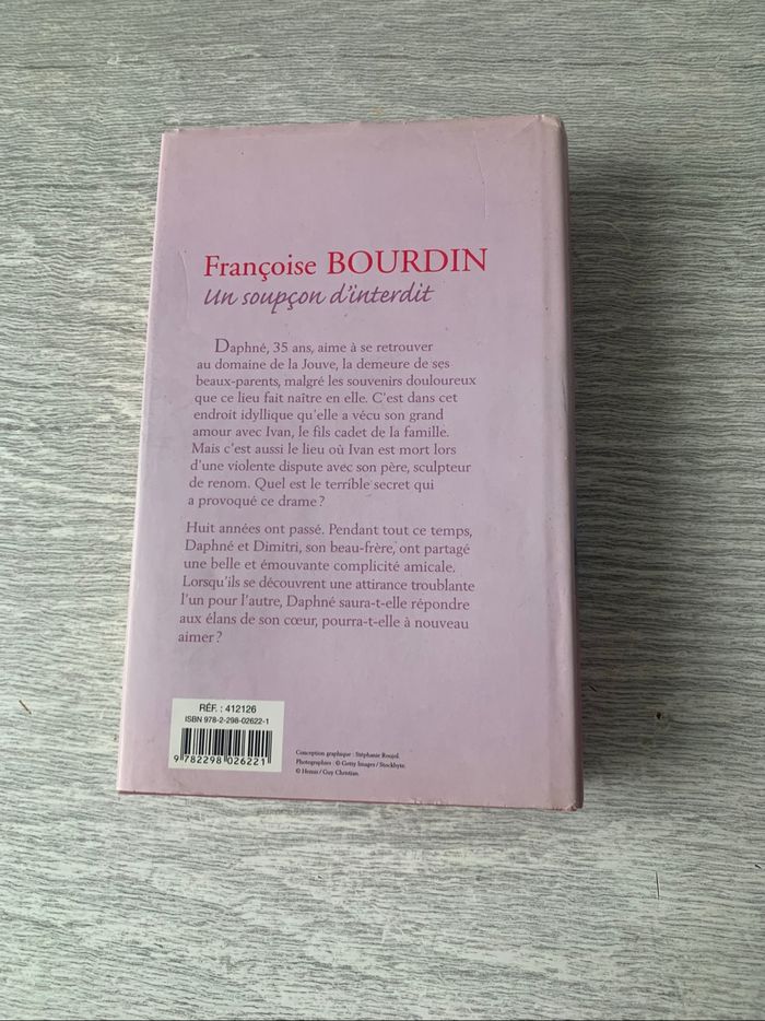 Livre Françoise Bourdin : Un soupçon d’interdit - photo numéro 3