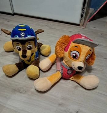 Peluches pat patrouille chase et stella