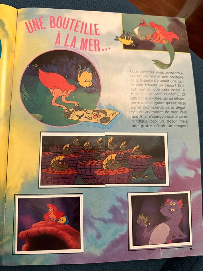 Album livre Panini complet stickers autocollants Disney La petite sirène le dessin animé TV - photo numéro 8