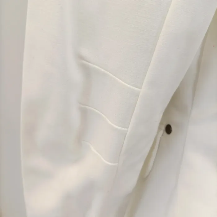 Veste blanche printemps/ été élégante -  Xanaka taille 42 - zip style perfecto A1539 - photo numéro 8