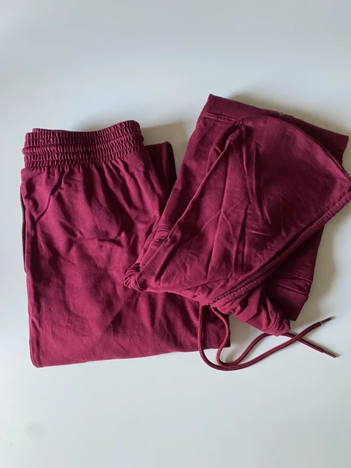 Ensemble de survêtement couleur bordeaux - photo numéro 10