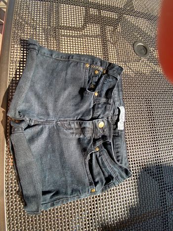 Short en jean noir School Rag w26