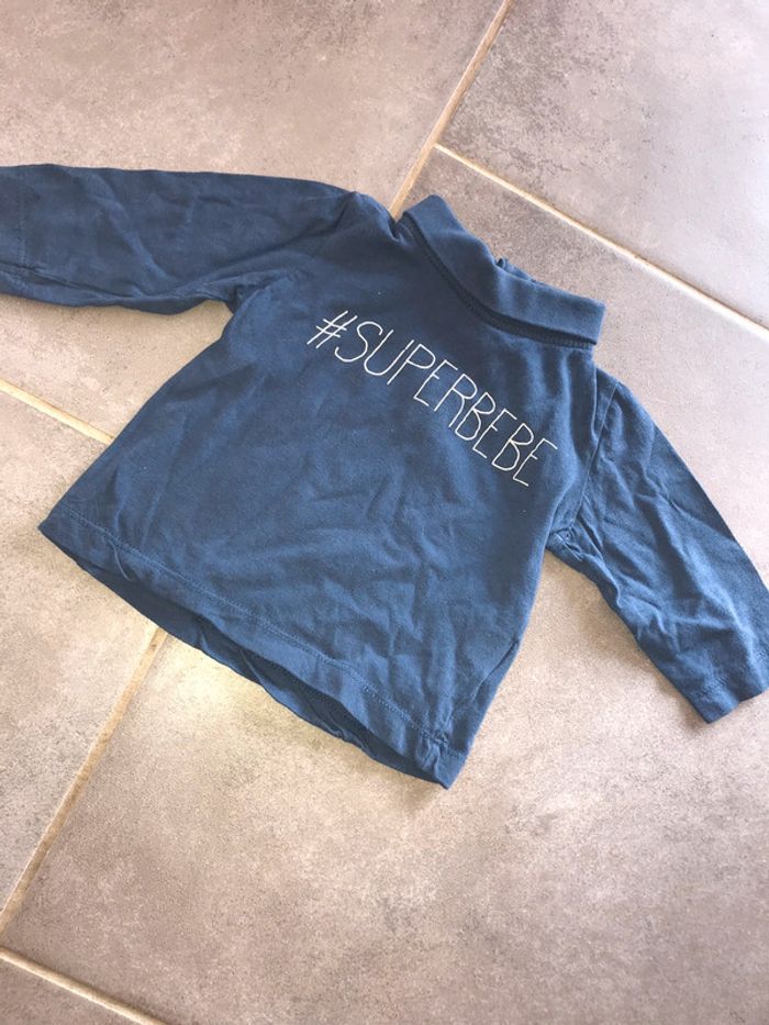 T shirt manches longues 12 mois - photo numéro 2