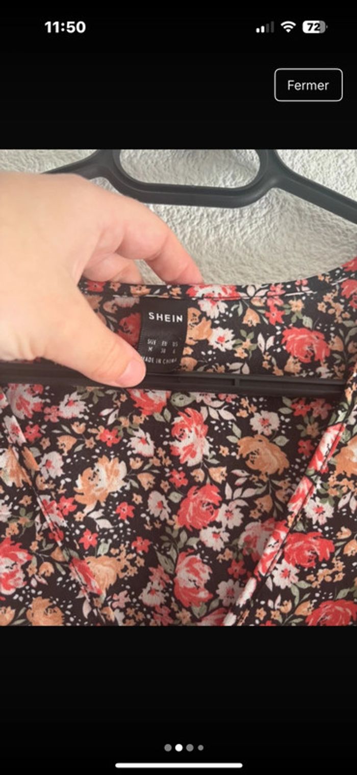 Robe fleurie Shein - photo numéro 3