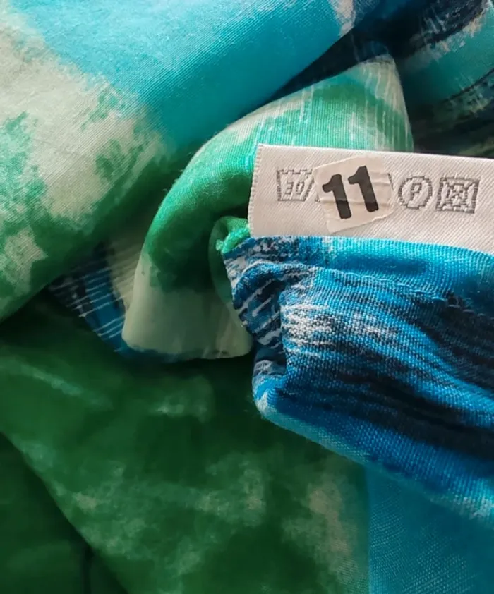 Chemisier fluide 100 % viscose – Imprimé aquarelle – Taille 48 - photo numéro 5