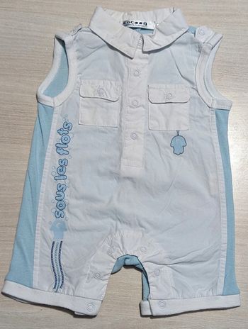 Combishort bébé garçon