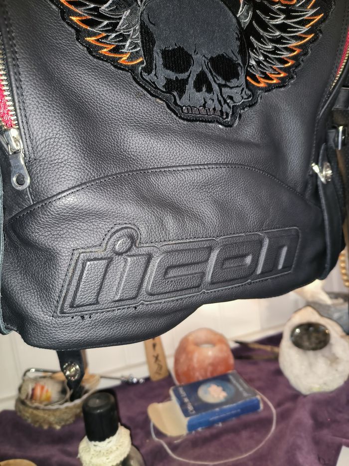 Veste moto cuir - photo numéro 8