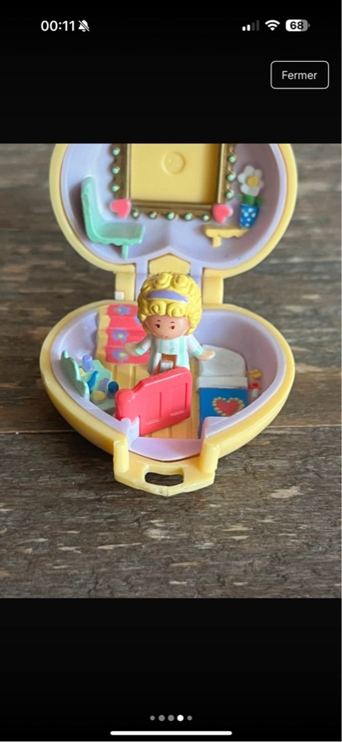 Polly pocket dans sa chambre 1991 - photo numéro 3