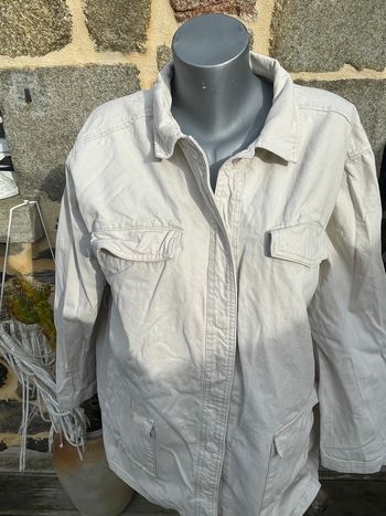 Veste saharienne en sergé beige - Pimkie 