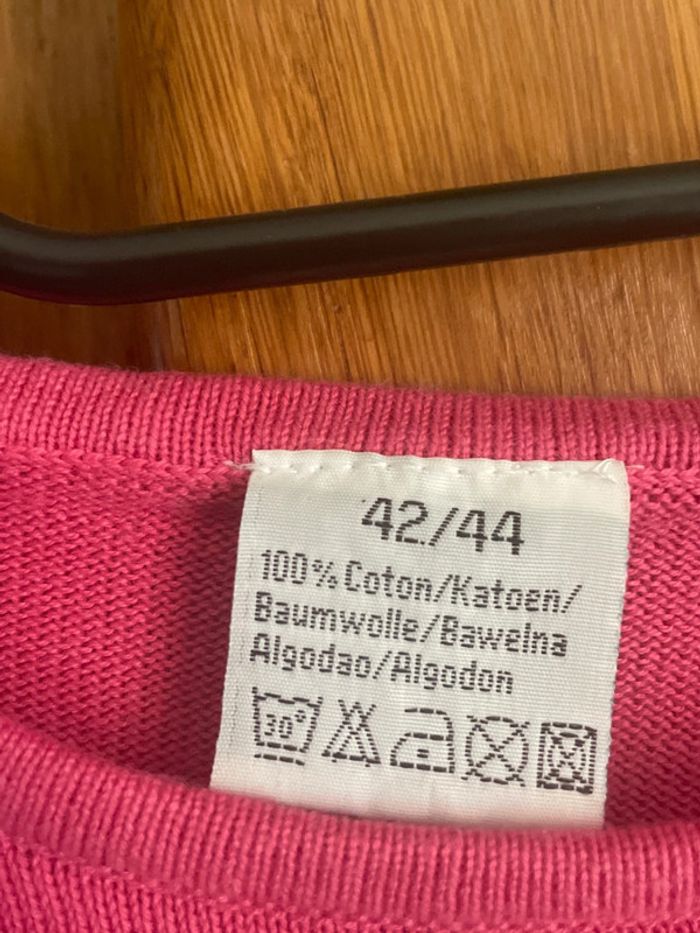 Haut manche 3/4 rose - photo numéro 2