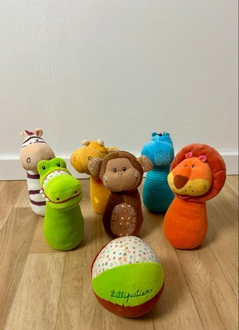 Mon premier Jeu de quilles thème jungle Lilliputiens