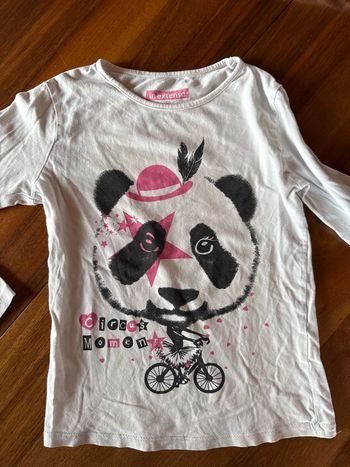 Teeshirt manches longues in extenso 8 ans fille