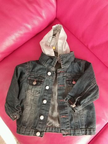Veste en Jean capuche