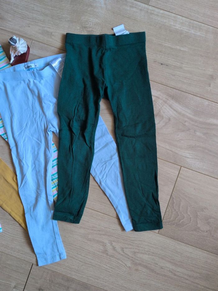 Lot de 4 leggings 4 ans - photo numéro 2