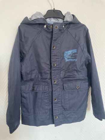 Veste mi-saison garçon 6 ans Vertbaudet bleu marine