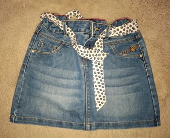 Jupe droite en jeans okaidi 10 ans