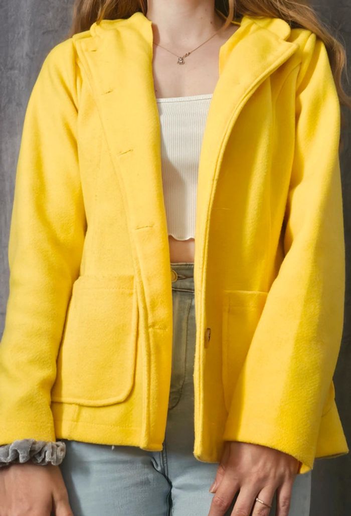 Veste Jaune Soleil - Taille XS - Parfaite pour la Mi-Saison ! - photo numéro 3
