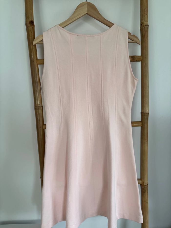 Robe sans manche rose pale Zara taille L - photo numéro 9