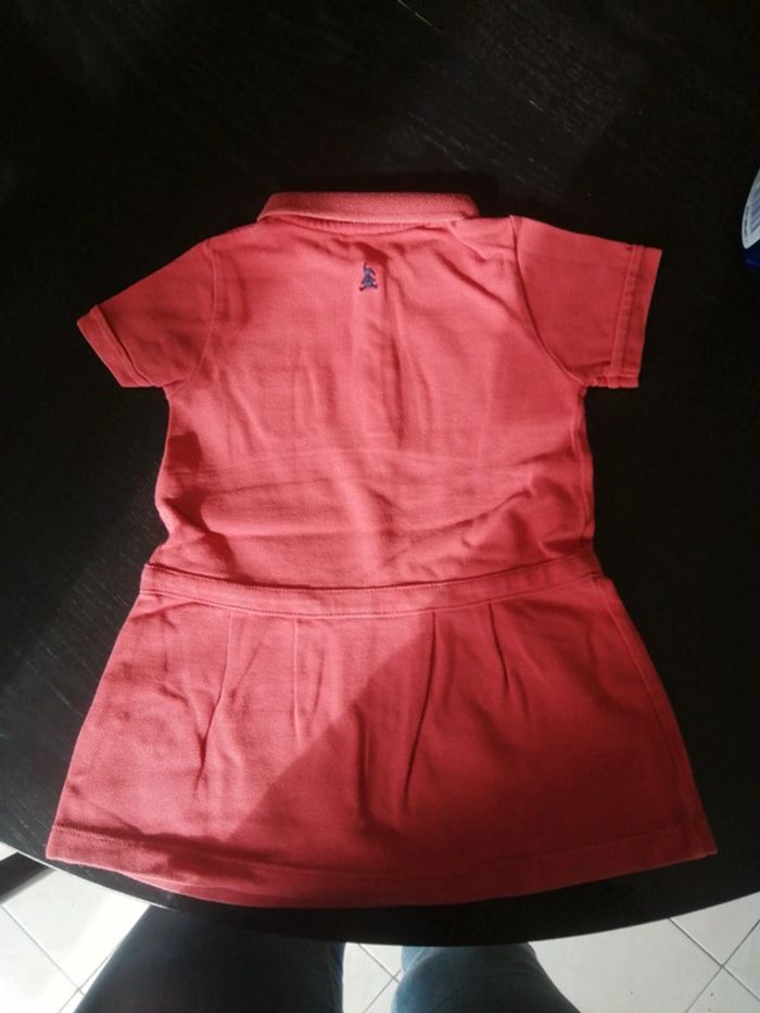 Robe Polo Cyrillus Rouge 18 mois - photo numéro 3