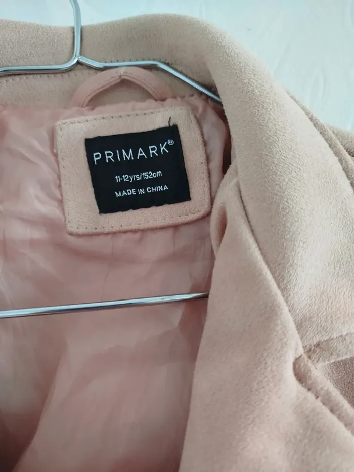 Blazer en daim rose 12 ans - photo numéro 2