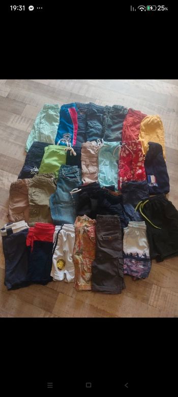 Lot shorts garçon 4 ans