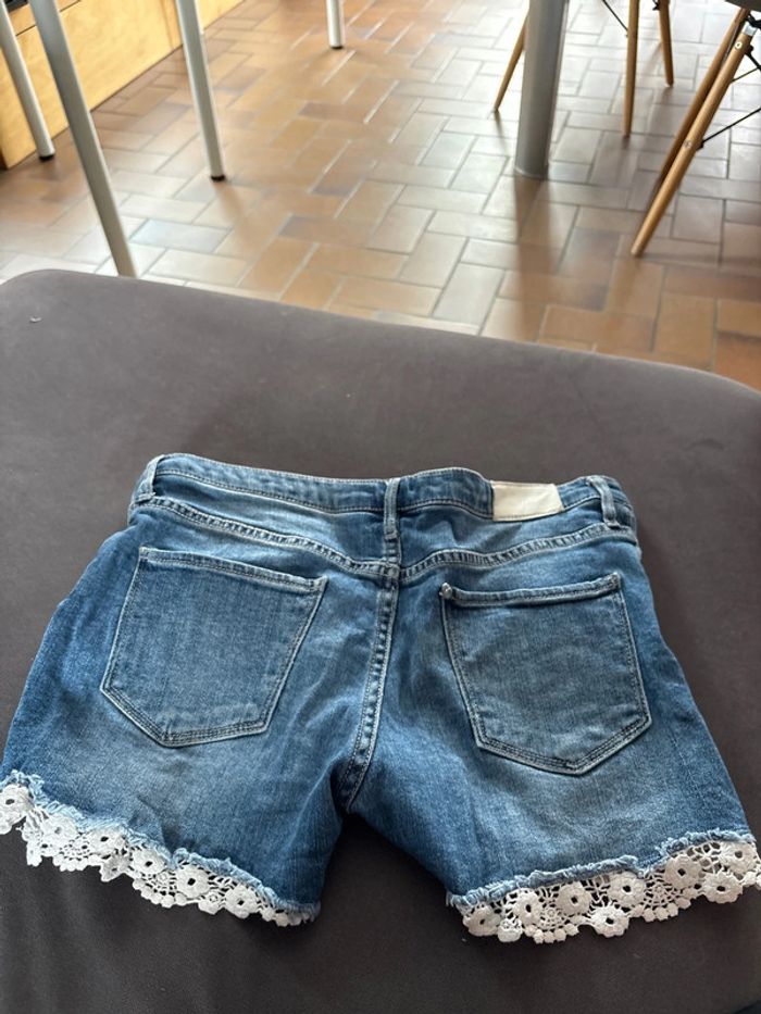 short jeans dentelle - photo numéro 5