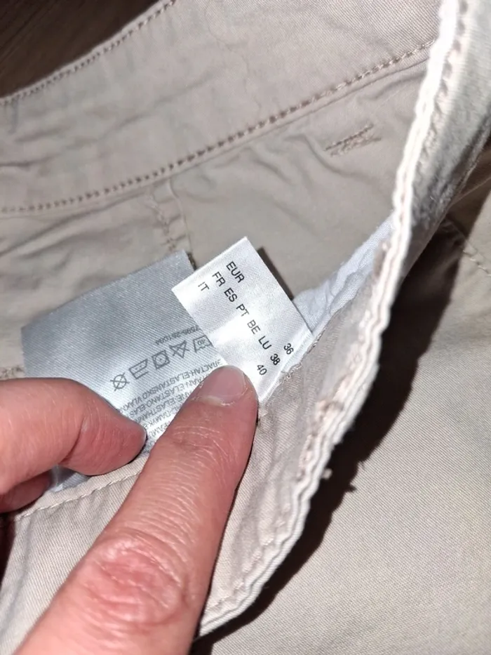 Pantalon habillé beige - photo numéro 4