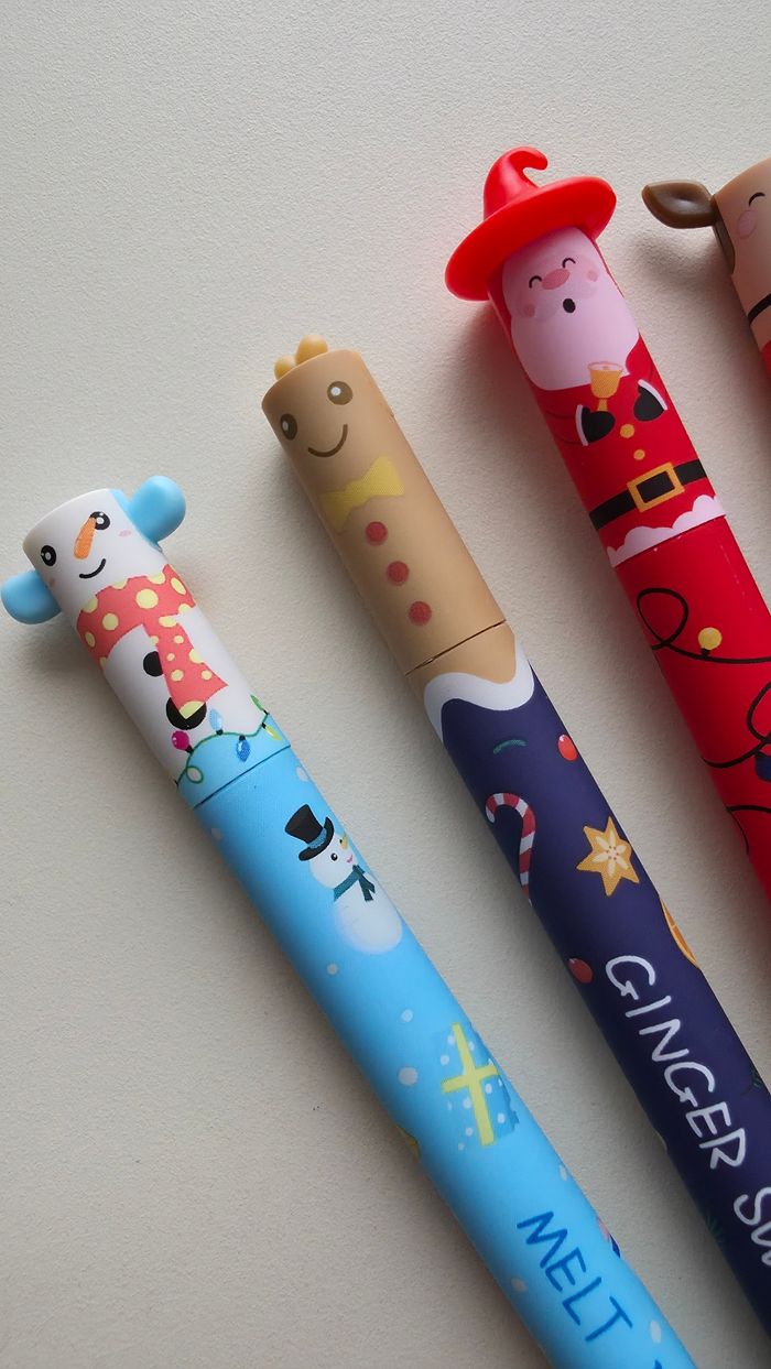 Lot de 7 stylos Noël - photo numéro 4