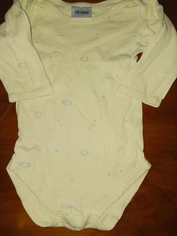 Bodie jaune MC 18 mois