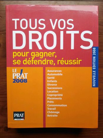 Livre Tous vos droits 2008