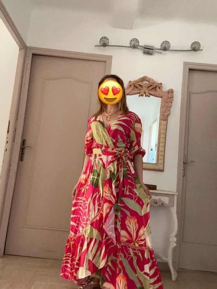 Robe longue portefeuille Powder M neuve