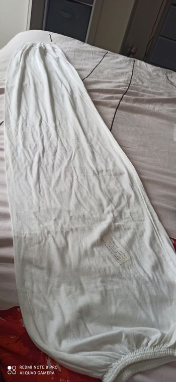 Housse de traversin lit 1 personne