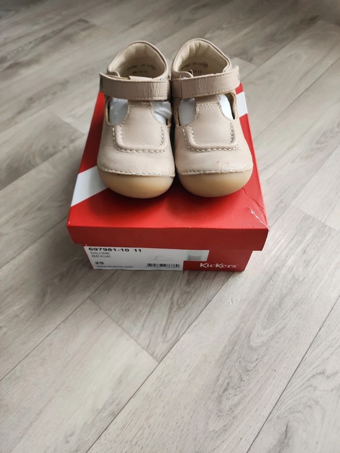 Chaussures kickers Salomé beige 25