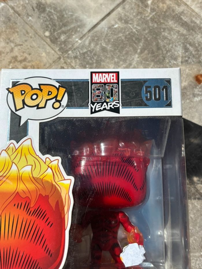 Funko Pop Marvel #501 - The Original Human Torch (80 Years) - photo numéro 2