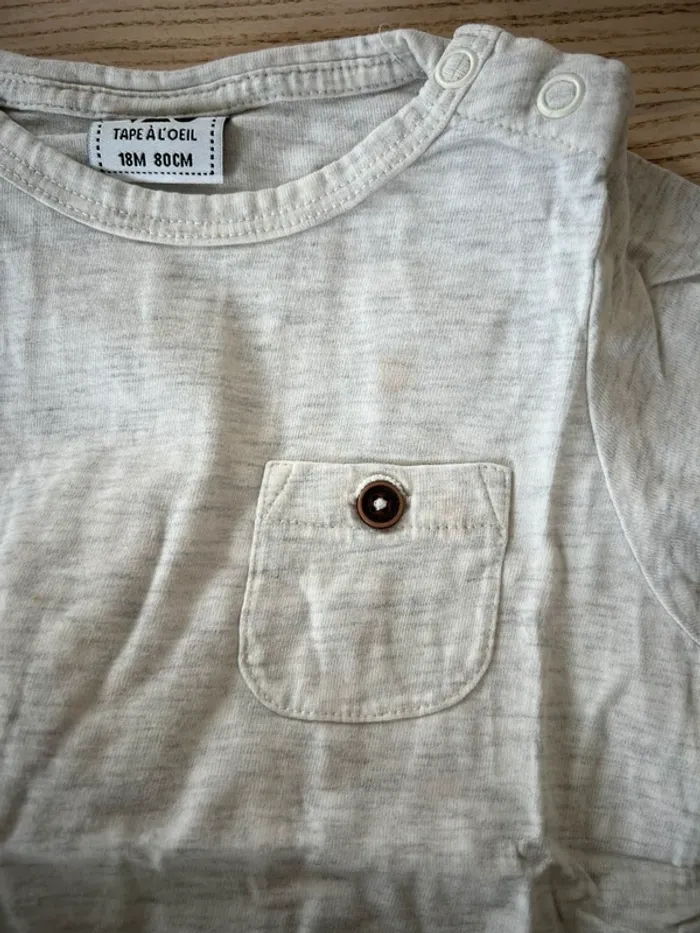Ensemble beige été TAO 18M - photo numéro 4