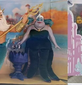 Poupée Ursula murènes Flotsam et Jetsam et accessoires sorcière et potions Coffret Disney La Petite Sirène
