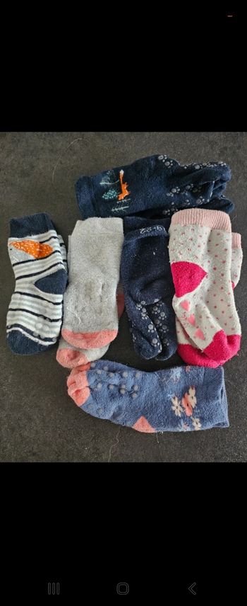 Lot 6 paires de chaussettes antidérapantes