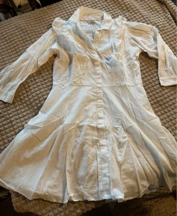 Robe chemise blanche