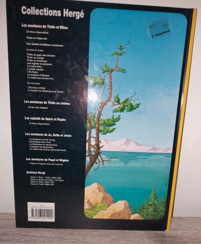 Bande dessinée Tintin et le lac aux requins - photo numéro 2