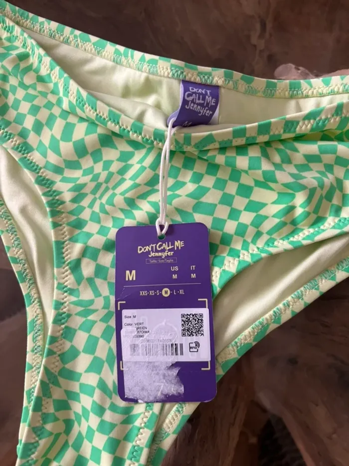 Bas de maillot de bain Don't call me Jennyfer vert - photo numéro 3